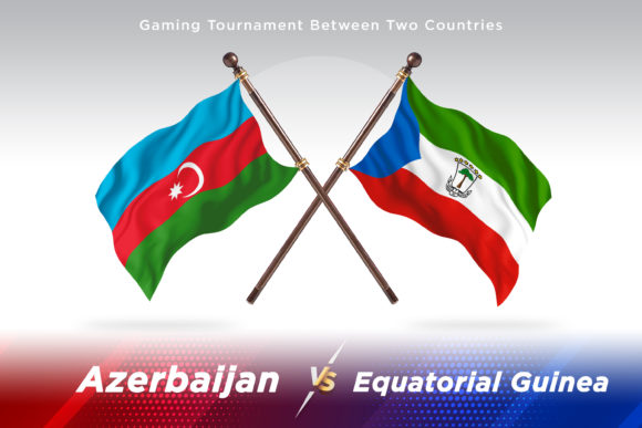 Azerbaijan Versus Equatorial Two Flags