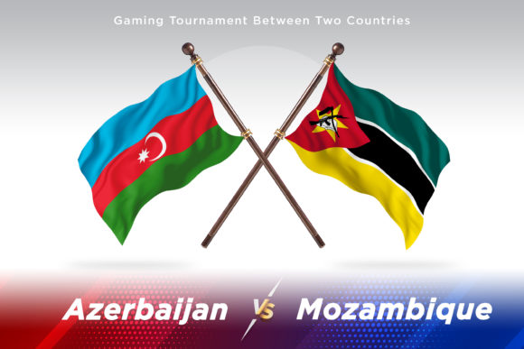 Azerbaijan Versus Mozambique Two Flags for Designers