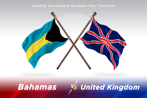 Bahamas Versus United Kingdom: Two Flags